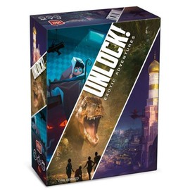 Asmodee Unlock! Exotic Adventures Board Game with App, Escape Room, 1-6 Players, 10+ Years, Italian Edition