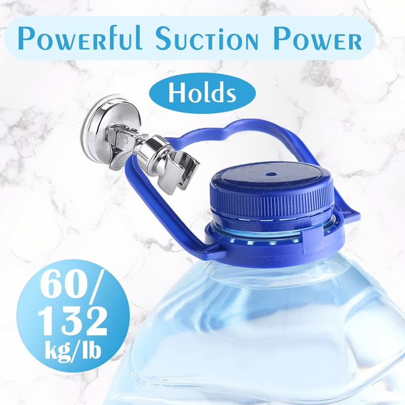 LZLINGMEI 3PCS Adjustable Shower Head Holder Wall Mount, No Drill