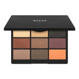 WYCON Cosmetics Quick Palette Eyeshadow Satin Eyeshadow Palette with Satin Effect, Matte Make-Up, 12 Shades