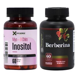 Kit Berberina + Inositol Puro Myo Inositol + D-chiro Sin Sabor