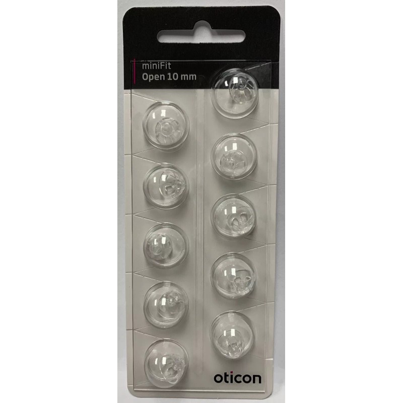 Oticon 1 Pack Oticon miniFit 10mm Open Domes For Hearing
