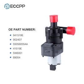 ECCPP Auxiliary Water Pump fits for 2001-2003 for Dodge Durango 4.7L 5.9L 941519E 902407 902-407