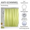 Wenko 20038100 Shower Curtain Textile Anti-Mould 180 x 200 cm