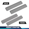 PIT66 4 PCS Composite Decking Boards End Cap 5.5" Gray