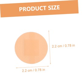 Patches 200pcs Mini Duct Tape Mini Duct Tape Clear Spot Dressing Care Patch Circle Patches or