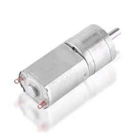 Joyzan Worm Geared Motor, Dc 12V Gear Box Motor Reversible High Torque Electric Motor Electric Drive Outer Diameter 20mm Reduction Motor for Windows Door Opener and Miniature Winch (12V 50RPM)