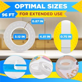 Oskal Double Sided Fabric Tape 3/4INCH x 96FT