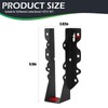 24PCS 2x8 Joist Hanger,Hurricane Ties,Black Powder Coating Joist Brackets for