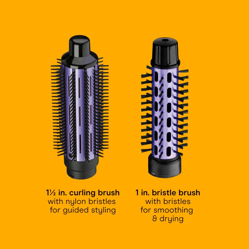 Conair 2-in-1 Hot Air Curling Combo, Includes 1.5-inch Curl Brush