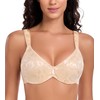 Lemorosy Mimimizer Bra with Underwire, Women's Size Sizes, Strong Hold,
