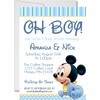 Mickey Mouse Baby Shower Invitations with Envelopes