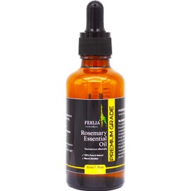 Feelia - Rosemary Essential Oil - 100% Pure & Natural, Premium Grade, Steam Distilled & Undiluted, Great for Aromatherapy & Relaxation (50ml, Rosemary)