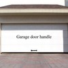 Baudelun Heavy Duty Black Garage Door Lift Handle, 2 Packs