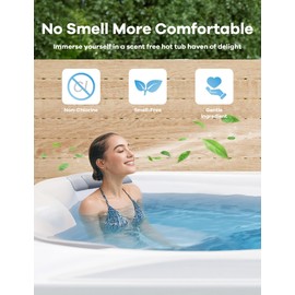 32 Oz Shock Oxidizer for Hot Tubs, Spa Chlorine-Free Shock Oxidizer, Suitable for All Spa & Hot Tubs Types