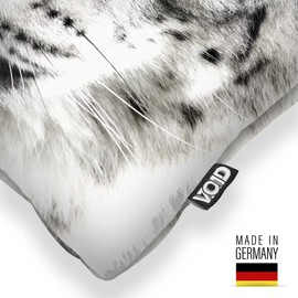 VOID Snow Leopard Cushion Cover Outdoor Indoor Cat Cushion Cover Size 80 x 80 cm