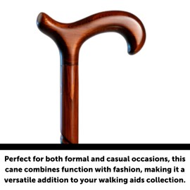 Wood Walking Canes - Triple Twist Derby - 36" Long - Premium Wood