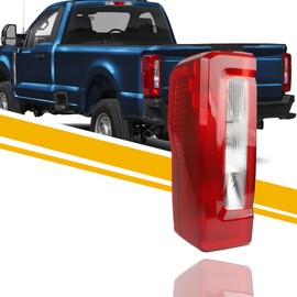 Dasbecan Tail Light Assembly Halogen Type Compatible With 2023-2026 Ford F250 F350 Super Duty (No Blind Spot) Taillight Rear Lamp Left Driver Side Replace PC3Z13405D