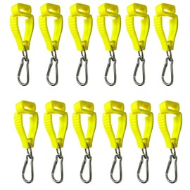 Mqjbhyf Glove Clips for Work Glove Holders Glove Belt Clip with Metal Carabiners for Construction Worker Guard Labor(Yellow)