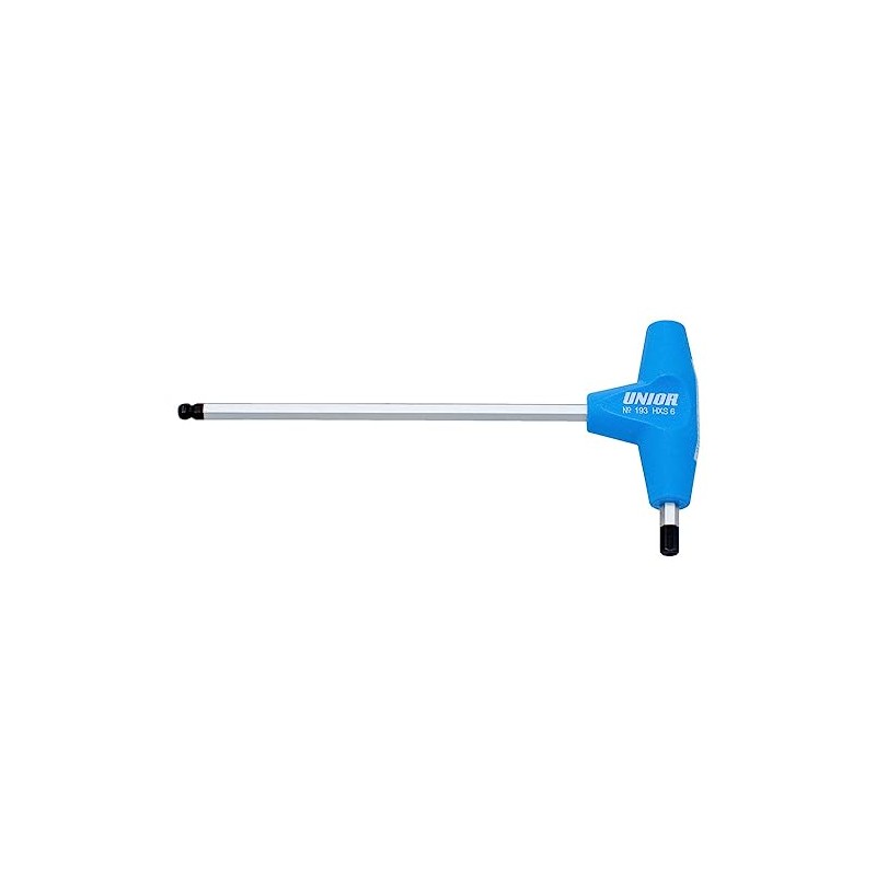 Unior 9608276 Ball-End T-Hand Screw Driver Hex, 2.5 mm