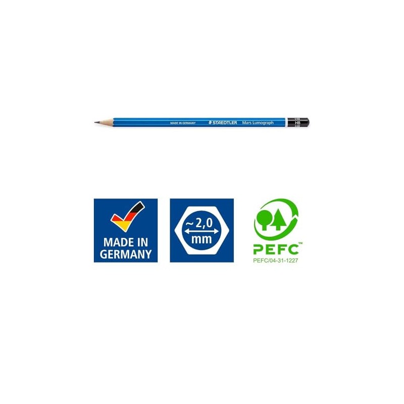 Staedtler Mars Sketching Set Bonus Pack, 61 100C6.