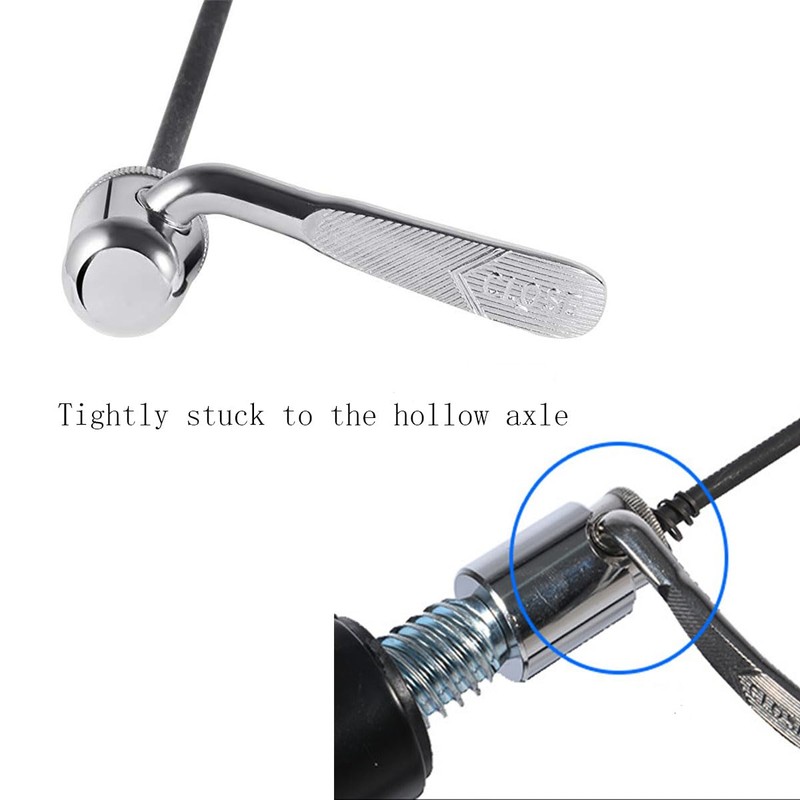 Quick Release Skewer and Front Wheel Riser Block for Bike