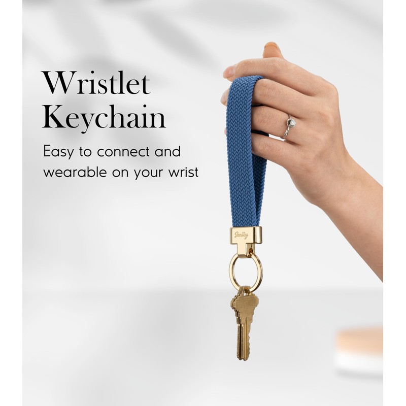 SENLLY Wrist Strap Lanyard, Original Stretchy Key Ring Lanyard, 102