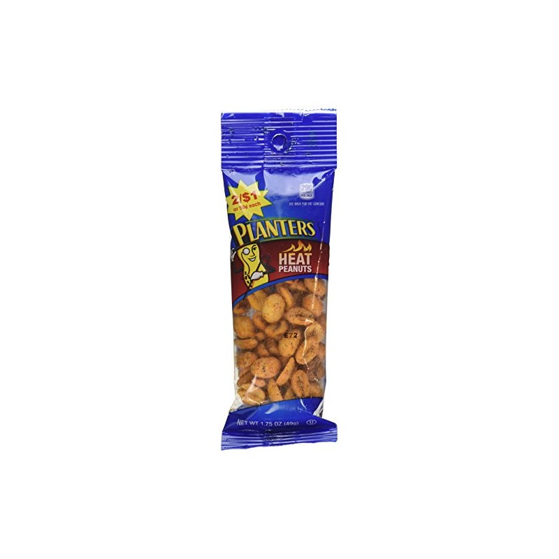 Planters Heat PeanutsTubes - 1.75 oz - 18 ct