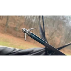 Black Flag Archery - Hemorrhage -Fixed- 4 Blade - 100 Grain - 3pk - Broadhead