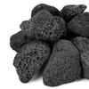 Mr. Fireglass Lava Rock Granules, Large Black Volcanic Lava Rock
