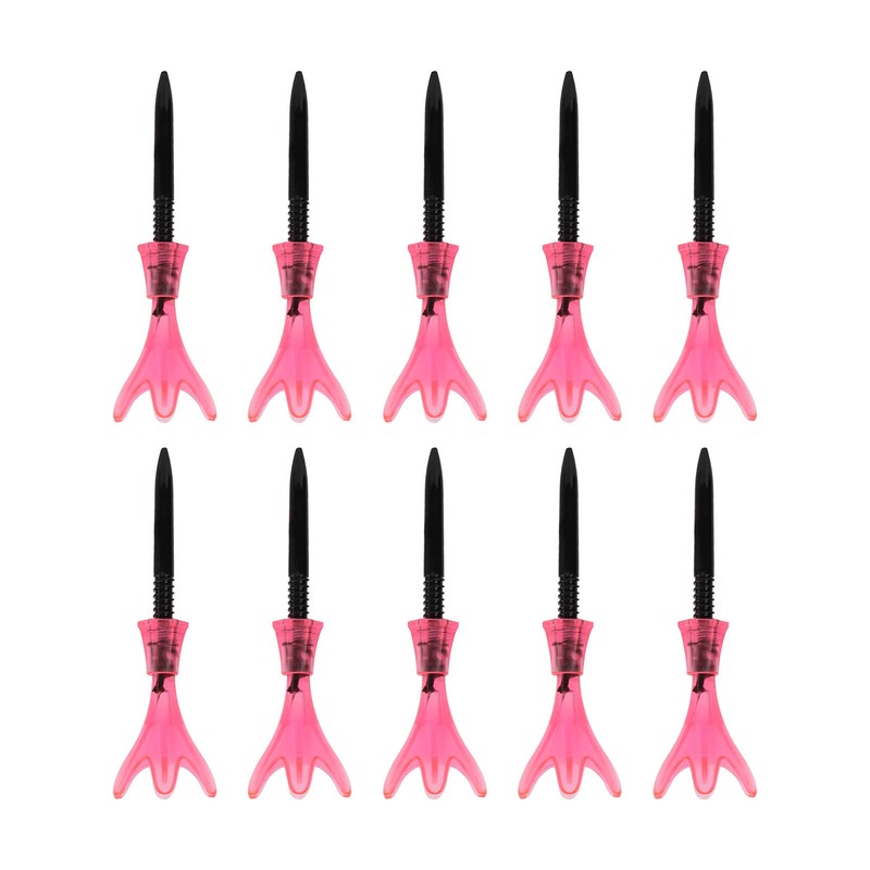 10pcs Plastic Golf Tee Ball Holder Adjustable Height Stable Practice