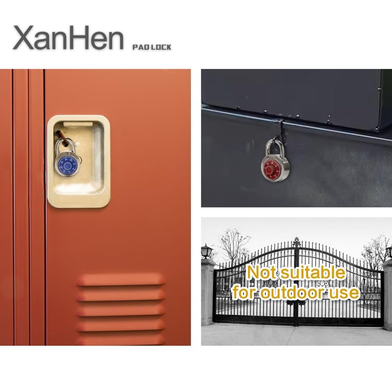 24 Pack Combination Lock Locker Lock for Gym and School