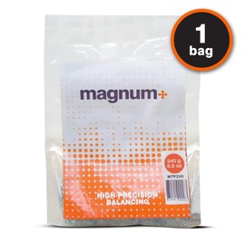 Magnum+ Tire Balancing Beads for Trucks, Trailer, Motorcycles, Off-Road Vehicles – TPMS Compatible Tempered Glass Wheel Balance Beads – 8.5oz/240g