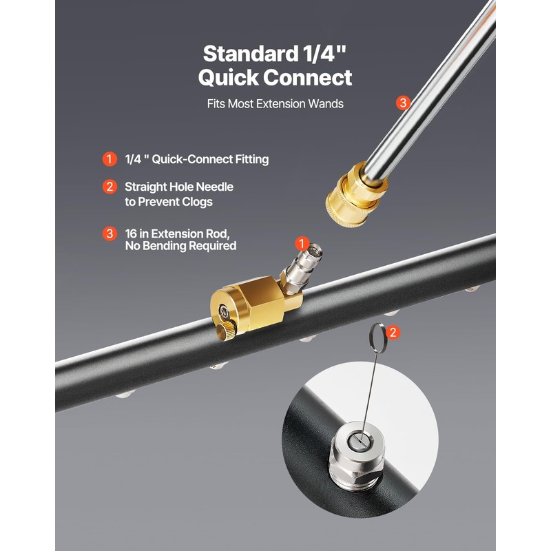 VEVOR 16" Pressure Washer Undercarriage Cleaner, Stainless Steel Surface Cleaner