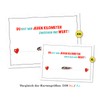 bernsteinfee-CARDS XXL Postcard Distance Relationship Train – You Are Worth