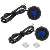 EPLZON 2pcs Digital Voltmeter DC 4-100V 2 Wires 3-Digit LED