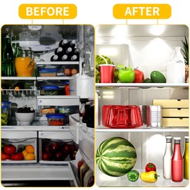 Fneiosg E26 LED 7W 60W Equivalent, Daylight White 6500K 700LM, 25,000 Hour Lifetime, Non-Dimmable Refrigerator Light Bulb, Energy Saving ac 100 265v Light Bulb, 2-Pack