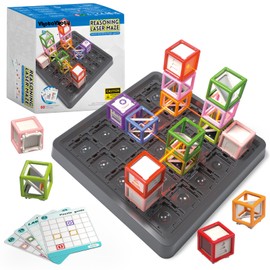 VkotaVkoty Reasoning Maze, Ultimate STEM Toy for Boys Age 8-12, Logic Game with 60+ Challenges, Perfect 8-12 Year Old Boy Birthday Gift to Cultivate Spatial Plannin (Basic Edition)