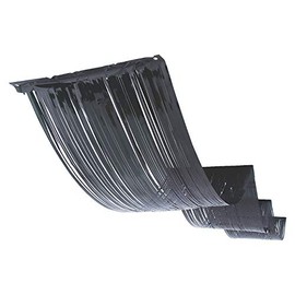 Fun Express 14 ft. 9" Black Foil Ceiling Decoration - Long Party Decor - 1 Piece