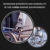 Laorde Swivel Eye Snap Shackle 316 Stainless Steel Quick Release