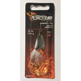 Blaze 1/8 oz Spinner Bait Crappie Bass Spinnerbait Choose Color Matzuo Hook - Grey