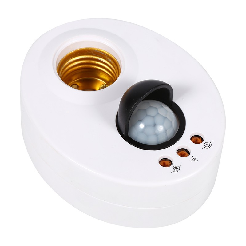E27 Human Body Induction Automatic IR Infrared Sensor Light Socket