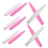 Healeved 10pcs Dual-sided Sponge Nail Files for Manicure Nail Polishing