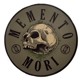 Memento Mori - Remember Death - Bumper Sticker Vinyl Decal (Arid)