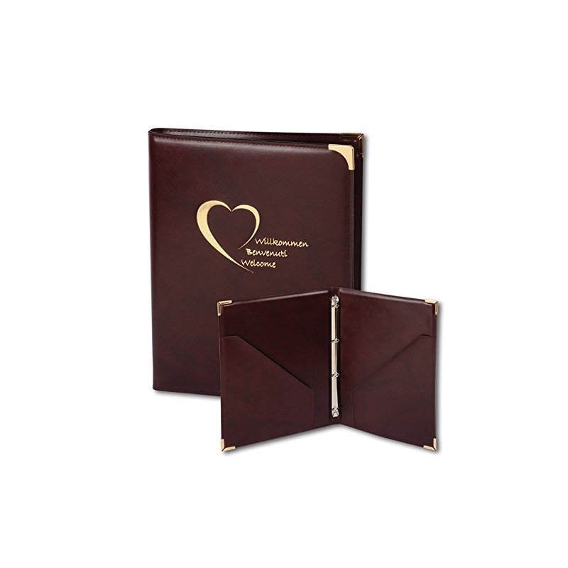 Room Folder Bordeaux with Ring Binder Mechanism