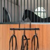 2Pcs Tack Rack with Swivel Hooks,5 Hook Portable Bridle Rack