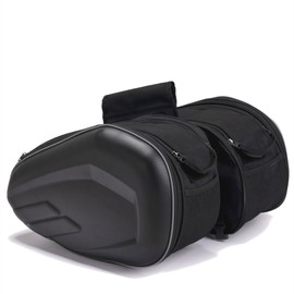 Spartan.ist Motorcycle Saddlebags, 36L-58L Expandable Capacity, Motorcycle Panniers Universal, Waterproof, Detachable, Collapsible for Sport Dirt Bike Side Bags and Luggage