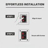 2Pcs Plug Mounting Panel, 45A 600V Mounting Bracket Panel Plug,