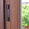 SOTECH 2 x Window Hinges 95 mm Brown RAL 8019