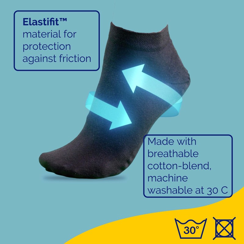 Scholl Schocks, 2-in-1 Active 3/4 Insoles ™ with Liner Socks,