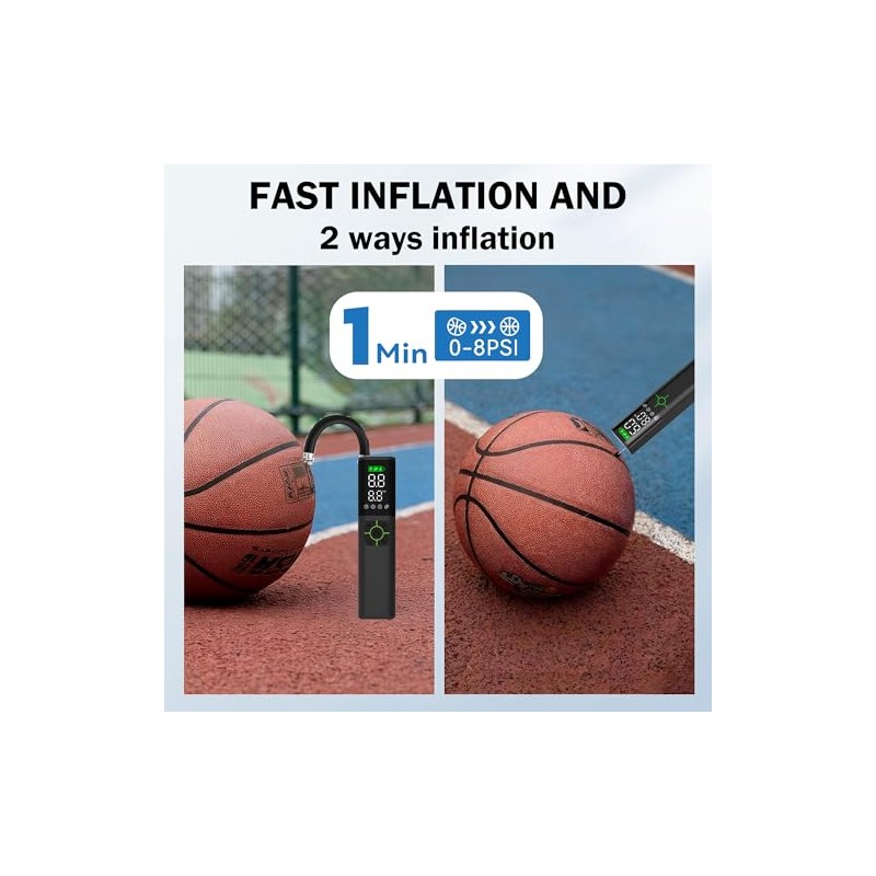 Z10 Electric Ball Pump - Fast & Portable Inflator for